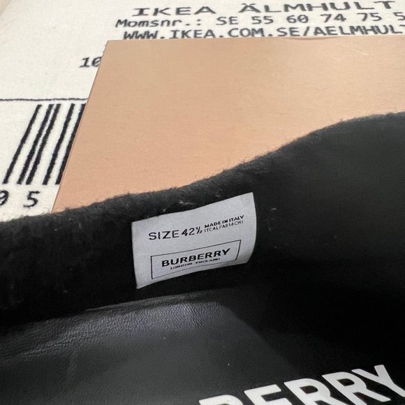 BURBERRY Brown & Beige Northaven Nova Check Slippers - Picture 12 of 13